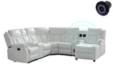 Champion White Reclining Sectional from Happy Homes - Luna Furniture