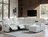 Champion White Reclining Sectional from Happy Homes - Luna Furniture