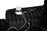 Edna Black Oversized Double Chaise Sectional from Happy Homes - Luna Furniture
