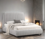 Oasis Gray King Platform Bed from Happy Homes - Luna Furniture