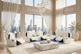 Luz White 3-Piece Reclining Set from Happy Homes - Luna Furniture