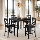 Tahoe Cappuccino 5-Piece Counter Height Set from Happy Homes - Luna Furniture