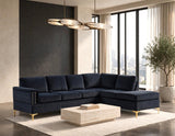 Vogue Black Velvet Sectional from Happy Homes - Luna Furniture