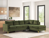 Vogue Black Velvet Sectional from Happy Homes - Luna Furniture