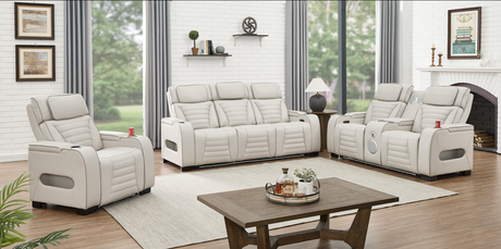 Tokyo Sand 3-Piece Power Reclining Set from Happy Homes - Luna Furniture