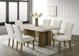 Capri10 - (GENUINE MARBLE) Table & 6-Chairs from Happy Homes - Luna Furniture