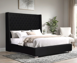 Tykocin Black Diamond Tufted King Bed from Happy Homes - Luna Furniture