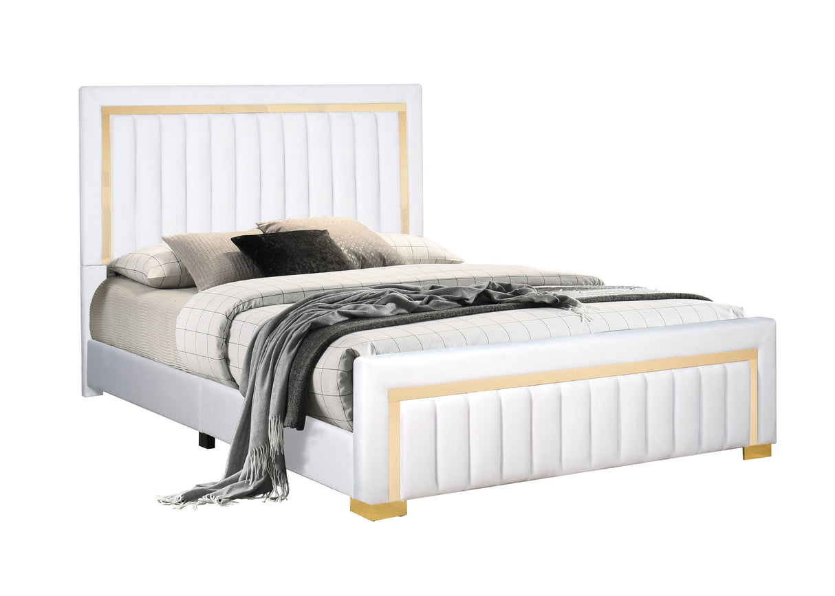 Goodline Beige Queen Bed from Happy Homes - Luna Furniture