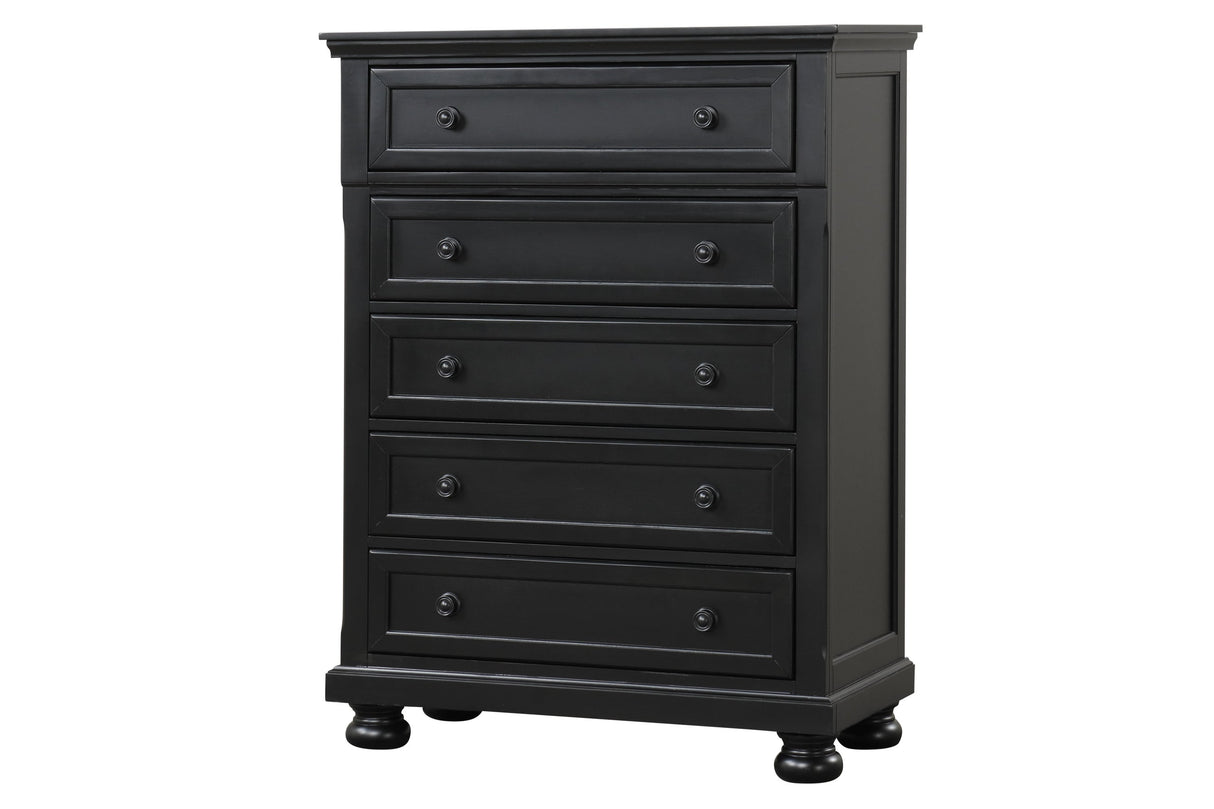 Magnolia Black Nightstand from Happy Homes - Luna Furniture
