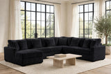 Solana Black Sectional from Happy Homes - Luna Furniture