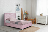 Tykocin Pink Diamond Tufted Full Bed