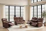 Albert Brown 3-Piece Reclining Set from Happy Homes - Luna Furniture