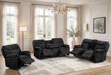 Bravo Black 3-Piece Reclining Set