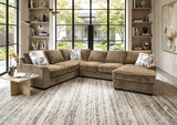 Amara Brown Sectional from Happy Homes - Luna Furniture