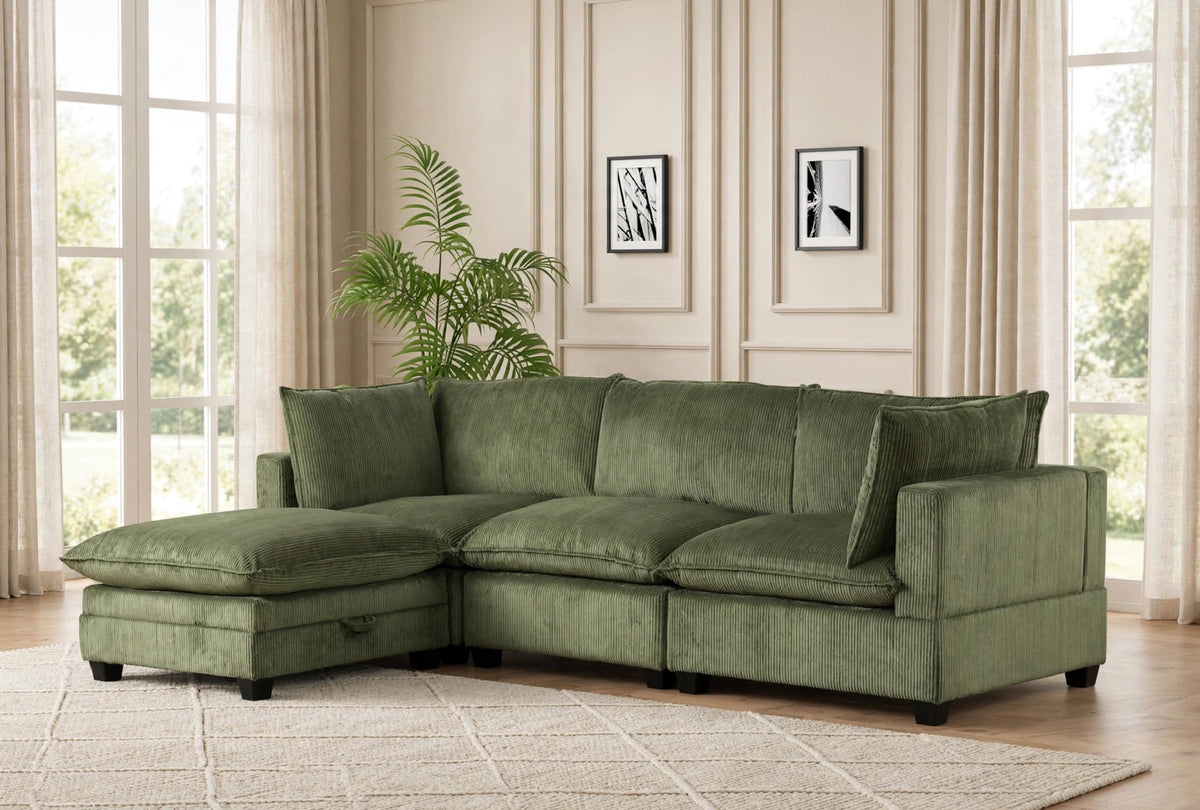 Cloud Olive Modular Sectional