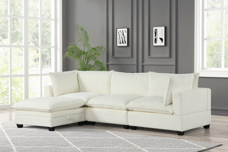 Cloud White Modular Sectional from Happy Homes - Luna Furniture