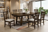 Acorn Espresso 7-Piece Dining Room Set (Dining Table & 6 Chairs)