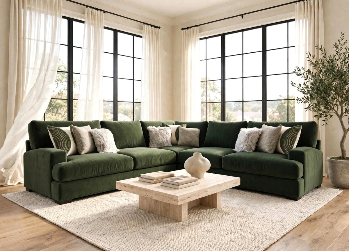 Corinthian Luscious Pine 2-Piece Sectional from Happy Homes - Luna Furniture