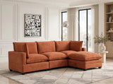 Cloud Rust Modular Sectional