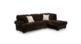 Kama Espresso Contemporary Sectional from Happy Homes - Luna Furniture