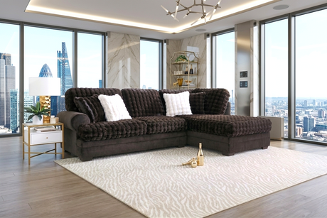 Kama Espresso Contemporary Sectional from Happy Homes - Luna Furniture