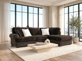 Kama Espresso Contemporary Sectional from Happy Homes - Luna Furniture