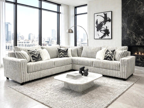Vitaliy Gray Oversized Sectional from Happy Homes - Luna Furniture