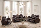 Stefano Chocolate 3-Piece Reclining Living Room Set from Happy Homes - Luna Furniture