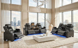 Tesla Gray 3-Piece Power Reclining Set from Happy Homes - Luna Furniture