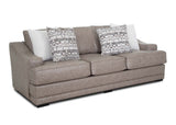 Franklin Duvall Greige Oversized Sofa & Loveseat Set from Happy Homes - Luna Furniture