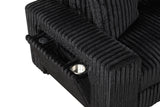Bazooka Black Sectional from Happy Homes - Luna Furniture