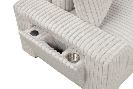 Bazooka Beige Modular Sectional with Ottoman from Happy Homes - Luna Furniture
