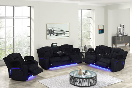 HulkBlack 3-Piece Power Reclining Set from Happy Homes - Luna Furniture