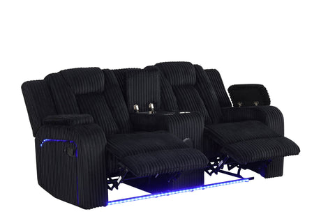 HulkBlack 3-Piece Power Reclining Set from Happy Homes - Luna Furniture