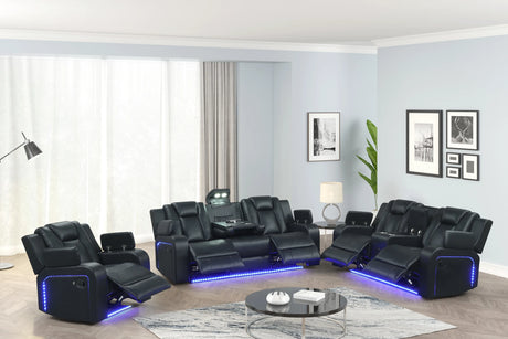 Hulk Black 3-Piece Power Reclining Set from Happy Homes - Luna Furniture