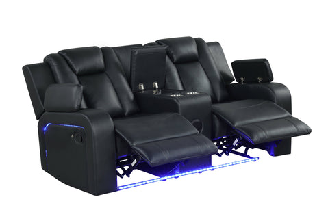 Hulk Black 3-Piece Power Reclining Set from Happy Homes - Luna Furniture