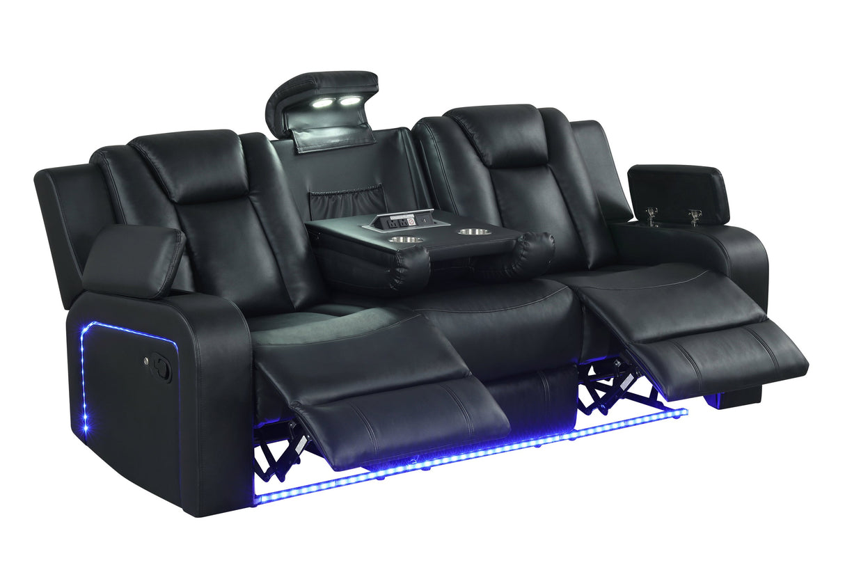 Hulk Black 3-Piece Power Reclining Set from Happy Homes - Luna Furniture