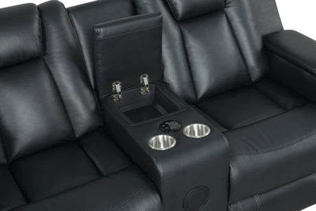 Hulk Black 3-Piece Power Reclining Set from Happy Homes - Luna Furniture