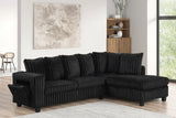 Madan Black Reversible Sectional from Happy Homes - Luna Furniture