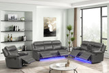Aiden Gray 3-Piece Reclining Set from Happy Homes - Luna Furniture