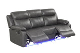 Aiden Gray 3-Piece Reclining Set from Happy Homes - Luna Furniture