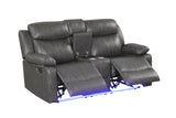 Aiden Gray 3-Piece Reclining Set from Happy Homes - Luna Furniture