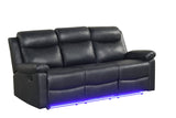 Isabel Black 3-Piece Reclining Set from Happy Homes - Luna Furniture