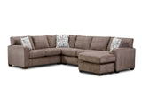 Rudy Brown Sectional from Happy Homes - Luna Furniture