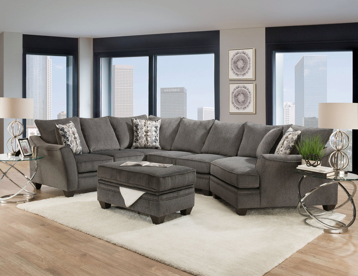 Tide Gray Anchor Sectional from Happy Homes - Luna Furniture