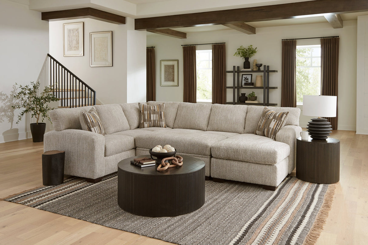 Reckon Taupe Sectional from Happy Homes - Luna Furniture