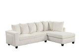 Madan Beige Reversible Sectional