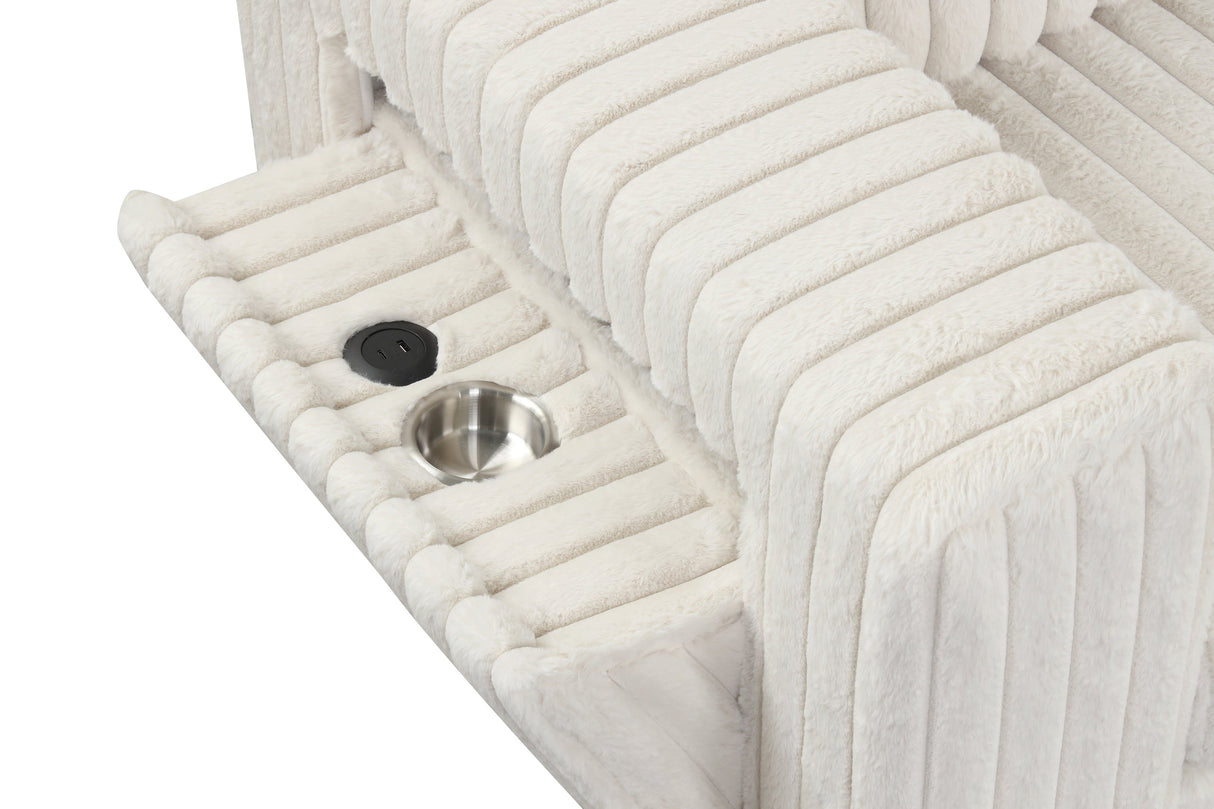 Madan Beige Reversible Sectional