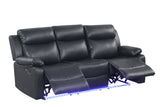 Aiden Black 3-Piece Reclining Set