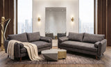 Vanti Dark Gray 2-Piece Living Room Set (Sofa & Loveseat) from Happy Homes - Luna Furniture